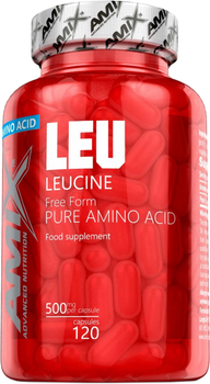 Аминокислота Amix L-Leucine Pure 1000 мг 120 капсул (8594159536791)
