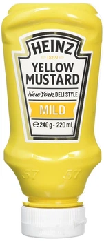 Горчица Heinz Yellow Mustard Mild средне- острая 240 г