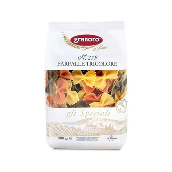 Макароны Granoro №279 Farfalle Tricolore 500 г