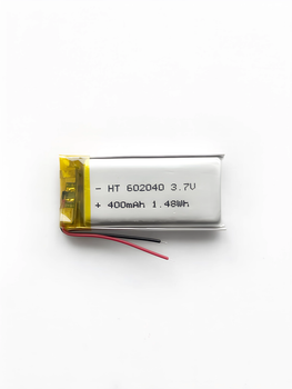 Акумулятор літій-іонний полімерний Li-Pol 602040 400 mAh 3.7V 1.48Wh