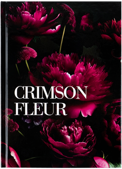 Записник Axent А5 96 аркушів у клітинку Crimson fleur (8459-4-A)