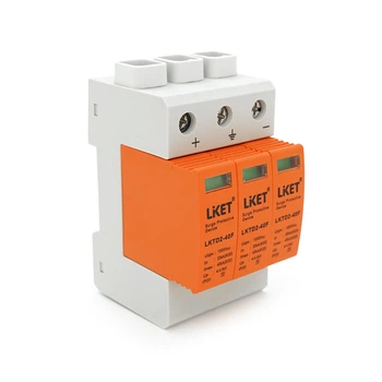 Система защиты от перенапряжений LKTD2-40F 40kA 1000V с удаленным оповещением для солнечной энергетики