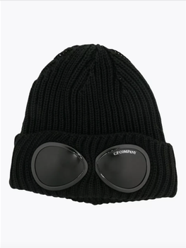Шапка C.P. Сompany, One size(универсальный размер), Унисекс, в черном цвете.