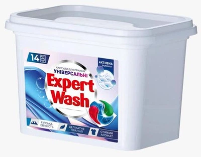 Капсули Expert Wash Гірська свіжість універсальні 14 шт – купити