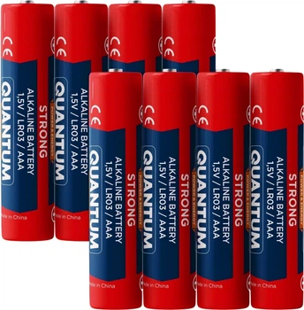 Набор щелочная батарейка Quantum Strong LR03/AAA shrink-4 2 шт/уп (0746020704824)
