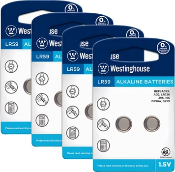 Щелочная батарейка Westinghouse Alkaline таблетка LR59 blister-2 4 упаковки по 2 шт. (0746020705012)