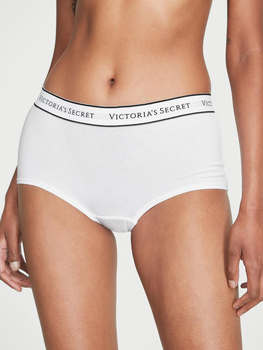 Трусики шорты женские хлопковые Victoria's Secret 26825310 XS Белые (154100516335)
