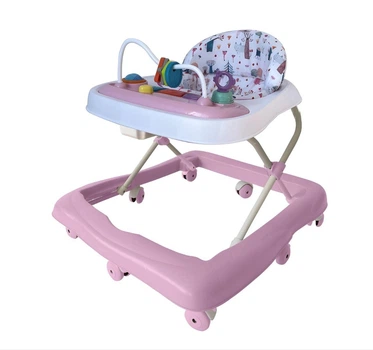 Детские ходунки El Camino ME 1184 FUN Pink с развивающей панелью