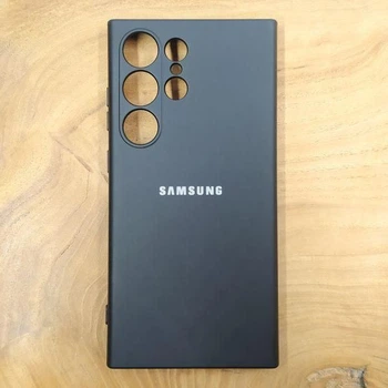 Чохол Silicone case для Samsung S23 Ultra Black