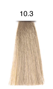 Безаммиачный гель-крем краска для волос pH Argan&Keratin 10.3 Платиновый блондин золотистый,100 мл