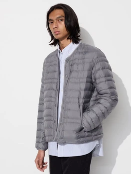 Куртка демисезонная мужская Uniqlo 976502748 M Серая (1159825737)