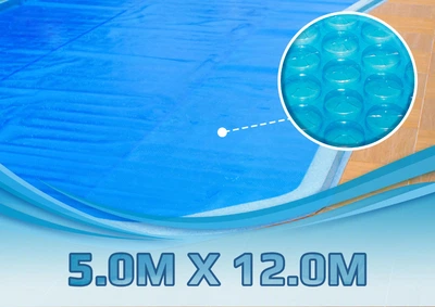 Солярна плівка для басейну CID Plastiques 500 мікрон, розмір – 5,00 м. х 12,00 м.