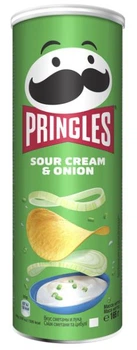 Чипсы Pringles Sour Cream & Onion сметана и лук, 165 г