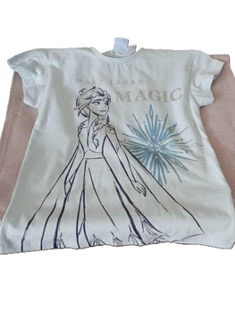 Детская футболка Холодное Сердце для девочки Disney Frozen 110-116 блакитний