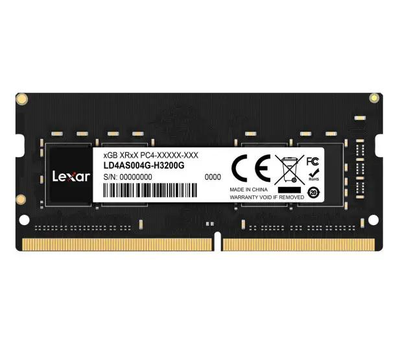 Модуль пам'яті Lexar 16 GB DDR4 3200 MHz LD4AU016G-B3200GSST Чорний