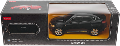 Машинка Rastar BMW X6 1:24 Чорна (6930751303539)