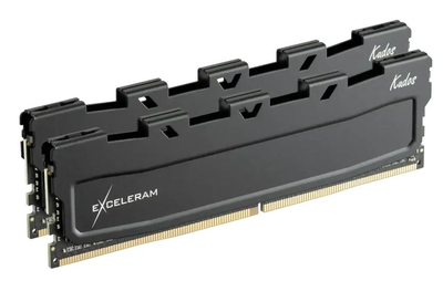 Модуль памяти eXceleram DDR5 32GB (2x16GB) 6400 MHz Black Kudos (EK50320643238CD)