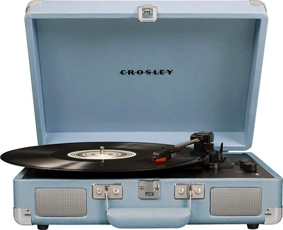 Програвач вінілу Crosley Cruiser Deluxe Turntable Tourmaline з Bluetooth