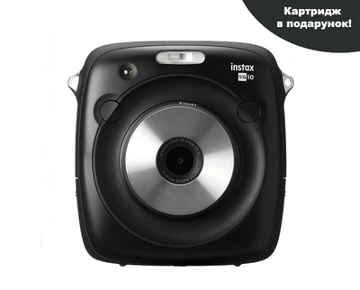 Камера моментальной печати Fujifilm Instax Square SQ10 Black + Набор бумаги в Подарок!