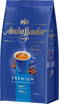Кофе в зернах Ambassador Premium 1 кг (8720254065083)