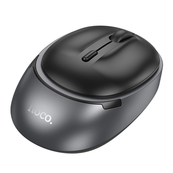 Беспроводная компьютерная USB Мышь Hoco GM34 Nuevo 2 типа соединения 2.4GHz модуль Bluetooth V3.0/5.2,микросхема Han Tianxia MX8650A Black