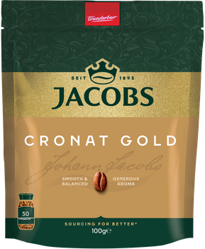 Кофе растворимый Jacobs Cronat Gold 100 г (8711000687994)