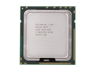 МОЩНЫЙ Процессор Socket LGA1366 - INTEL CORE i7-960 ( 4 ЯДРА / 8 Потоков * 3,2-3,47 GHZ / 4.8GT/s / 130 Вт ) BX80601960 Б/У