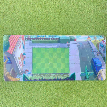 Килимок ігровий Plants vs Zombies Класичний карта Лужайка 90x40 см поле для битв Рослини проти зомбі
