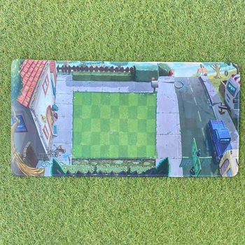 Килимок ігровий Plants vs Zombies великий Класична Карта Лужайка 60x30 см поле для битв Рослини проти зомбі
