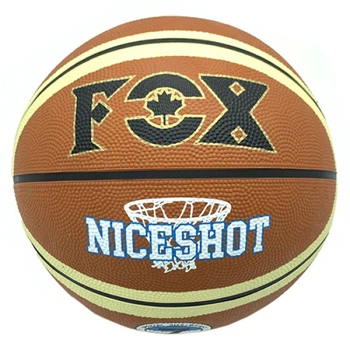 Баскетбольный мяч резиновый Newt NE-BAS-1026 B, Fox ball, №7 (NE-BAS-1026-RT)
