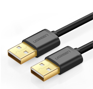Кабель UGREEN US102 USB 2.0 A Male to A Male Cable 1m Black (10309) (UGR-10309)