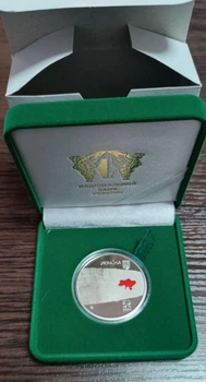 Монета НБУ 5 гривен Страна Супергероев Спасибо медикам 2024 в подарочном футляре