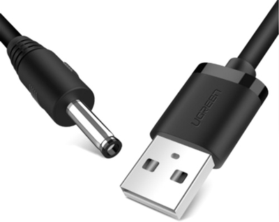Кабель Ugreen US277 USB 2.0 Male to DC 3.5 мм Black (UGR-10376)