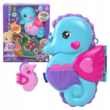 Ігровий набір Polly Pocket Сумка з морськими кониками HWP03 (194735217670)