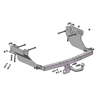Фаркоп 2019-17-2 сталь 45 Hyundai H-1 2008-2018 Autoprostavka