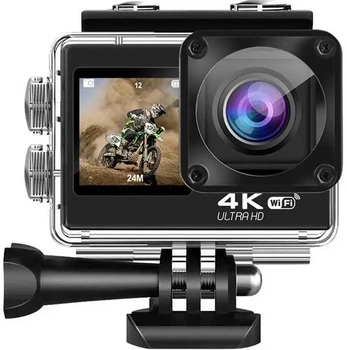 Экшн-камера CSZ-Q60AR, съемка в 4K, Wi-Fi модуль, пульт дистанционного управления, защита от воды