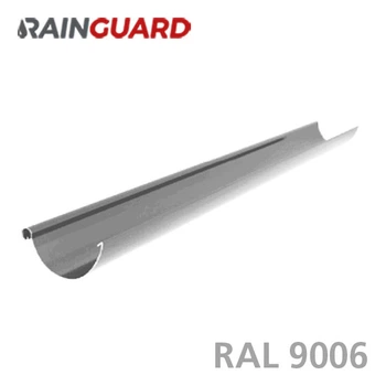 Металлический водосточный желоб Дах-Сервіс RainGuard 125мм / 4м RAL 9006