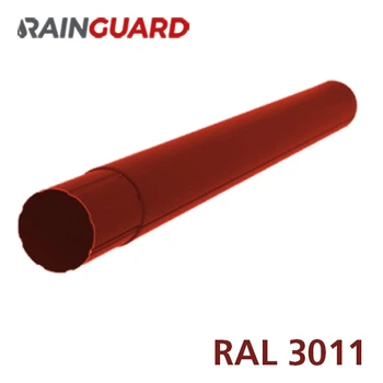 Металлический водосточная труба Дах-Сервіс RainGuard 87мм / 1м RAL 3011