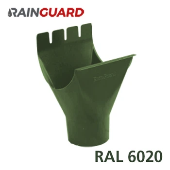 Сливная воронка Дах-Сервіс RainGuard 125/87мм RAL 6020
