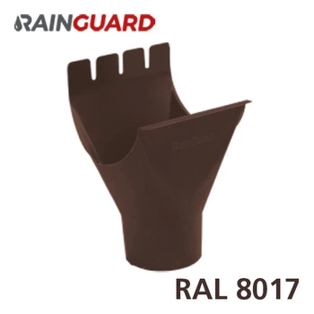 Сливная воронка Дах-Сервіс RainGuard 125/87мм RAL 8017
