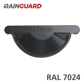 Заглушка желоба Дах-Сервіс RainGuard 125мм RAL 7024
