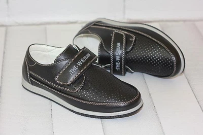 Черные туфли мокасины для мальчиков Weestep 35 23.0 см R525134702 BK