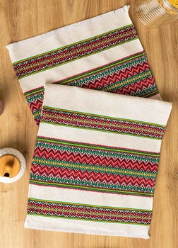 Рушник вишитий з українським орнаментом 75х35см (рнд1-11-35)