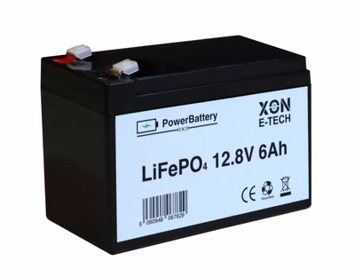Аккумулятор LiFePO4 XON PowerBattery 12.8V 6Ah (XBLFPW12006B 3091)