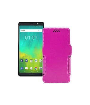 Чохол-книжка з екошкіри для телефону BlackBerry Evolve X Рожевий