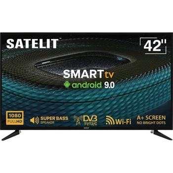 TV 42 Satelit 42F8001ST Full HD/Smart/T2/Android/HDMI/USB/Wi-Fi/Black