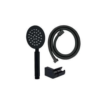 Душовий набір MIXXUS SHOWER SET-01.SUS BLACK з нерж. сталі SUS304 (шланг, лійка, кронштейн) (Колір чорний) (MI6158)