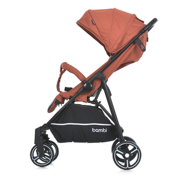 Дитяча коляска прогулянкова книжка BAMBI M 4249-2 Orange Matt