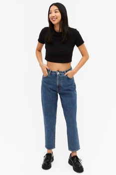 Джинсы Monki 24 синий 2102863007
