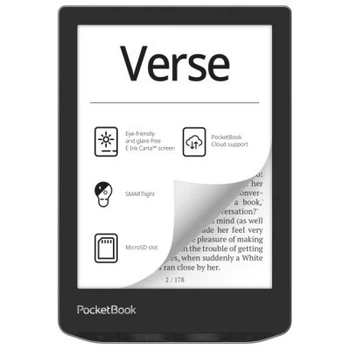 Электронная книга Pocketbook 629 Verse для чтения книг, серый корпус